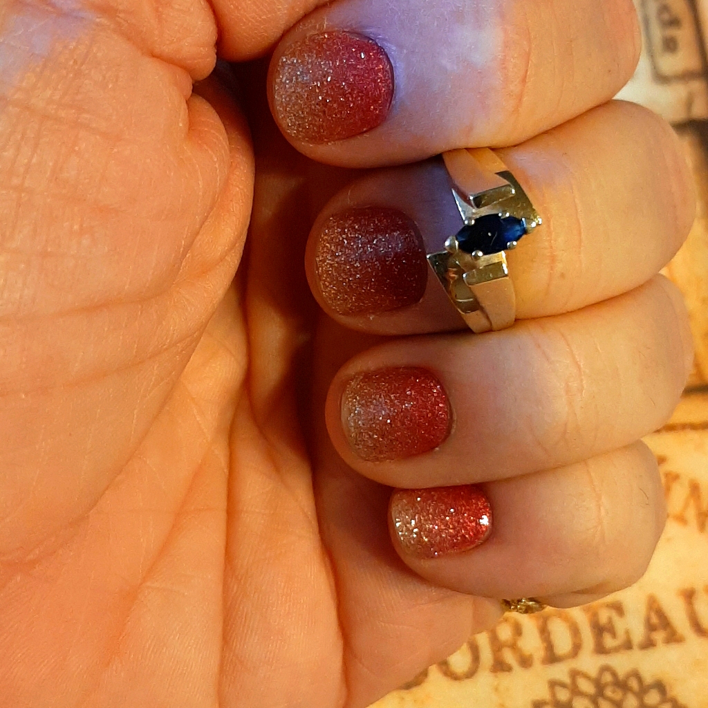 Black Sapphire Ring